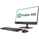 HP ProOne 440 G5 T07006 masaüstü bilgisayar, siyah monitör, klavye ve fareyle birlikte