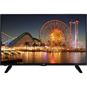 SEG 40SC5600 Full HD LED televizyon, gece eğlence parkı manzarası gösteren geniş ekranıyla önden görünüm