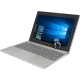Lenovo Miix 320 gümüş iş ve ofis tableti, klavyeli laptop görünümünde ve Windows ekranı açık.