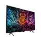 Philips 49PUS6101 Ultra HD 4K LED televizyon; canlı renklerle sahne temalı ekran ve siyah tasarım