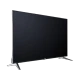 Vestel 49UB9300 Ultra HD 4K TV, siyah çerçeveli LED televizyonun önden açılı görünümü
