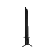 Vestel 55U9501 Ultra HD 4K LED TV’nin ince yan profili ve ayaklı, koyu renkli tasarımı