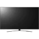 LG 65SM8200PLA Ultra HD 4K LED televizyon ekranı siyah tasarım, 65 inç genel renk görünümü