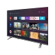 Beko B32 B 685 A HD Ready HD TV, siyah çerçeveli ekranında akıllı TV uygulamaları açık halde duruyor