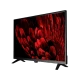 Axen AX32DAL540 HD Ready LED TV, siyah çerçeveli televizyonun önden açılı görünümü