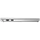 HP EliteBook 640 G9 81M83AA gümüş ultrabook laptopun arka bağlantı portları görünüyor