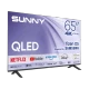 Sunny SN65QUMLN-T08I Ultra HD 4K TV, 65 inç QLED ekranlı televizyonun önden görünümü