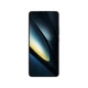 Siyah Poco F6 Pro akıllı telefon, ince çerçeveli ekranı ve modern ön yüz tasarımıyla önden görünüm
