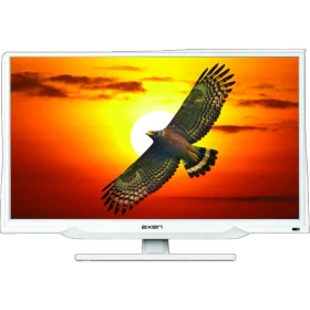 Sunny Axen Lavita 23 inç beyaz LED televizyon, HD Ready ekranında gün batımında uçan kartal görüntüsü