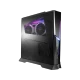 MSI Trident X Plus 9SF-655EU siyah masaüstü bilgisayar, RGB aydınlatmalı ekran kartı ve kompakt kasa