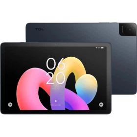 TCL Tab 10L Gen 4 128 GB siyah renkli uygun fiyatlı tablet; önde ekran ve arkada kamera görünümü