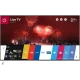 LG 55LB870V LED televizyon; Full HD ekranda canlı şehir ve havai fişek sahnesi ile vitrin görünümü