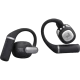 JBL Sense Pro Tam Kablosuz siyah kulaklık, açık tasarımlı iki kulaklık ünitesiyle birlikte gösteriliyor