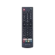 Onvo OV32300 HD Ready HD TV için siyah renkli kumanda, Netflix ve Prime Video tuşlarıyla birlikte.