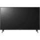 LG 49UN711C0ZB Ultra HD 4K LED televizyon, genel siyah renk, düz panel tasarım ön görünüm