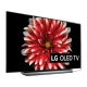 LG OLED55C8PLA Ultra HD 4K OLED televizyon siyah ekranda çiçek görseli ile LG yazısı görünüyor