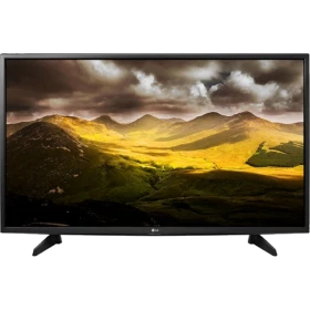LG 49LH570V Full HD LED televizyon, manzara görüntülü ekrana sahip siyah renkli TV vitrin görseli