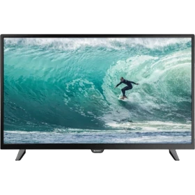 Sunny SN39HDAL04 HD Ready HD TV, siyah çerçeveli televizyonda dalga üzerinde sörf yapan kişi görüntüsü