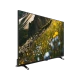 Axen AX49FIL403 Ultra HD 4K LED televizyon, manzara görüntülü siyah ekran ve ayaklarıyla.