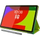 Lenovo Idea Tab FIFA World Cup 26 Edition TB336FU gri öğrenci tableti, renkli ekran ve kılıfıyla açıktan görünüm