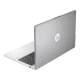 HP 255 G10 3Z6C7ES K19 gri iş ve ofis laptopu, klavyeli açık kapak görünümü
