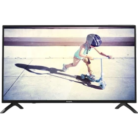 Philips 43BDL4012N Full HD LED televizyon ekranında yol görüntüsü, genel renkli vitrin modeli