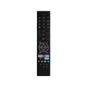Vestel 58U9500 Ultra HD 4K TV için siyah LED televizyon kumandası, Netflix ve YouTube tuşlarıyla