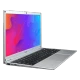 Casper Nirvana C350.5005-4C00E gri ultrabook laptop açık ekran ve siyah klavye ile önden görünüm