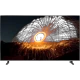 Sunny SN65FOT240 Ultra HD 4K TV, siyah ekranında ışık halkası ve ince ayaklarıyla önden görünür