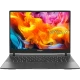 Casper Nirvana Z100.1335-BF00X-S-Q siyah ultrabook laptop, renkli ekran alev desenli vitrin görünümü