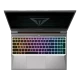 Casper Excalibur G880.1362-BFA0X-C gri oyuncu laptop açık klavye ve RGB aydınlatmalı görünüm