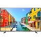Beko B43L 8900 5A Ultra HD 4K TV, renkli kanal manzarasını gösteren siyah çerçeveli televizyon