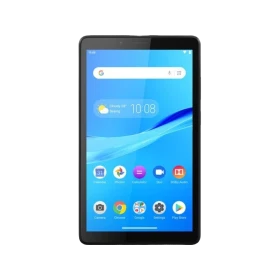 Lenovo Tab M7 TB-7305F gri tablet, 1 GB RAM ve 16 GB depolama kapasiteli, vitrinde görünüyor