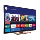 Beko B40L 9782 5AS Ultra HD 4K TV, siyah ekranında akıllı TV uygulamaları ve içerikler gösteriliyor