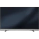 Grundig 48 VLX 8586 BP Ultra HD 4K LED televizyon, siyah ekran ve metal ayak tasarımıyla önden görünüm