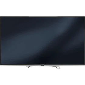 Arçelik A65L 8552 4B Full HD FHD TV, siyah ekranlı LED televizyonun önden görünümü