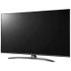 LG 55UM7660PLA Ultra HD 4K LED televizyon, genel renkli ince ekran tasarımı ile önden görünüm