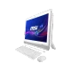 MSI PRO 22ET 7NC-054XTR beyaz masaüstü bilgisayar, ekranı, klavyesi ve faresiyle birlikte