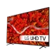 LG 82UP80006LA Ultra HD 4K LED televizyon, siyah çerçeveli ekranda UHD TV yazısı