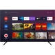 Vestel 70UA9630 Ultra HD 4K LED televizyon, akıllı TV uygulamaları menüsüyle önden görünüm