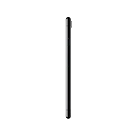 Apple iPhone 7 simsiyah akıllı telefonun yan profili, ses tuşları ve ince gövde detaylarıyle görünüyor