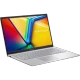Gümüş Asus Vivobook 15 X1504ZA-NJ247-06 iş ofis laptopu açık ekranlı görünüm