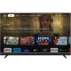 Vestel 65QMG9940 Ultra HD 4K QLED televizyon, siyah çerçevesiyle Google TV arayüzünü gösteriyor.