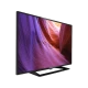 Philips 32PHK4100 LED TV, HD Ready televizyon; siyah çerçeveli genel renk tasarım, canlı ekran görünümü