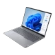 Gri Lenovo ThinkBook 16 G8 IRL 21SH009GTXA52 iş ve ofis laptopu, açık ekranlı açılı görünüm