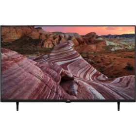 Beko B40 D 560 B Full HD FHD TV, ince çerçeveli siyah televizyon ve doğa manzarası ekranı