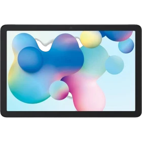 TCL NXTPAPER 10S LTE 4G tablet, koyu gri renkli gövde ve renkli ekran tasarımı.