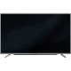 Grundig 55 VLX 7730 SP Ultra HD 4K LED televizyon, ince çerçeveli ekran ve gümüş ayaklarla önden görünüm