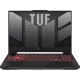 Asus TUF Gaming F15 FX507VV-LP241 oyuncu laptop, koyu gri tasarım ve kırmızı aydınlatmalı klavye, DOS