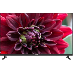 Arçelik A 532 C HD Ready HD TV, çiçek görüntüsü gösteren siyah çerçeveli LED televizyon